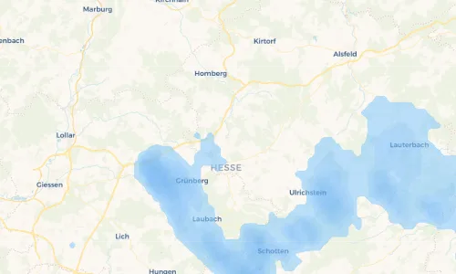 Regenradar Vorschaubild - Aktuelle Niederschläge in Nieder-Ohmen und Umgebung