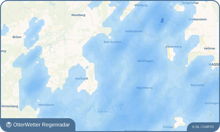 Widget-Vorschau für Nieder-Waroldern Wetter-Widget-Vorschau mit Vorhersagedaten für Nieder-Waroldern