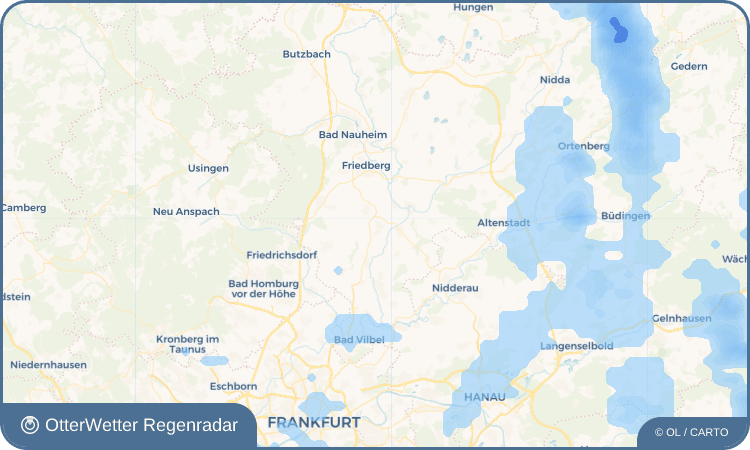 OtterWetter Regenradar-Widget Nieder-Wöllstadt