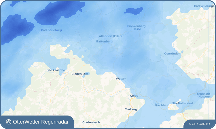 OtterWetter Regenradar-Widget Niederasphe