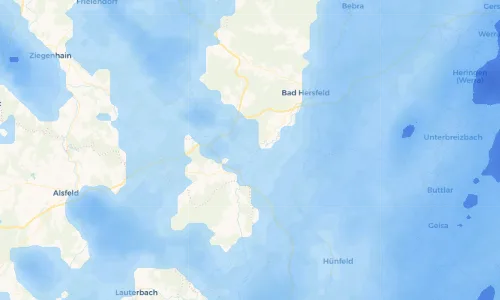 Regenradar Vorschaubild - Aktuelle Niederschläge in Niederaula und Umgebung