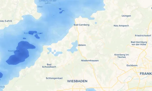 Regenradar Vorschaubild - Aktuelle Niederschläge in Niederauroff und Umgebung
