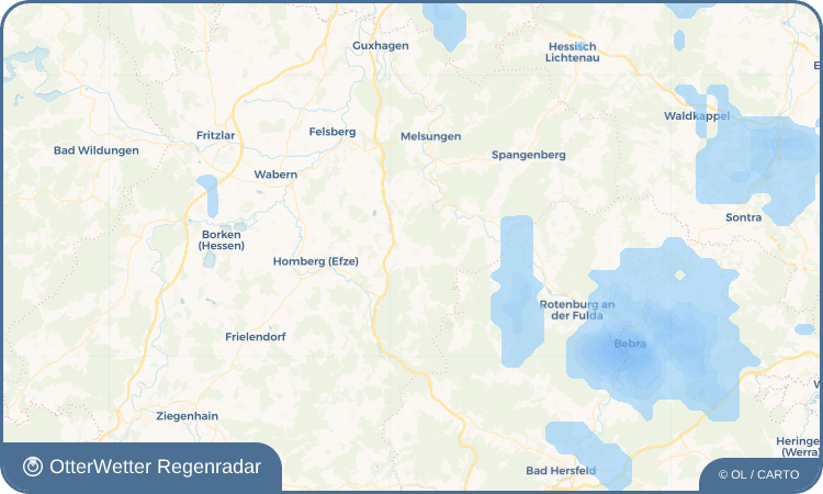 OtterWetter Regenradar-Widget Niederbeisheim