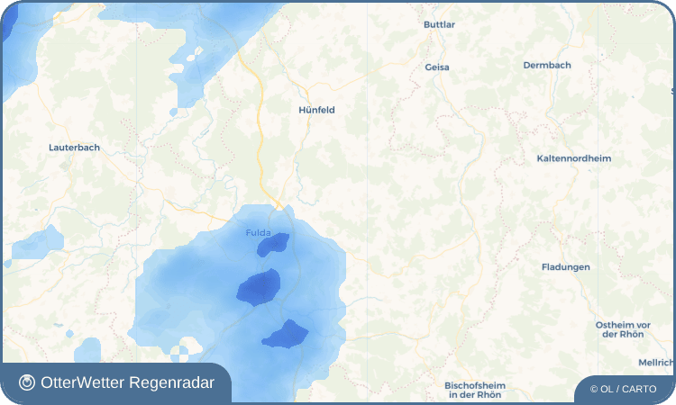 OtterWetter Regenradar-Widget Niederbieber