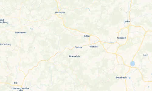 Regenradar Vorschaubild - Aktuelle Niederschläge in Niederbiel und Umgebung