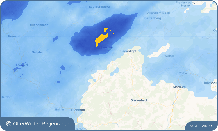 Widget-Vorschau für Niederdieten Wetter-Widget-Vorschau mit Vorhersagedaten für Niederdieten
