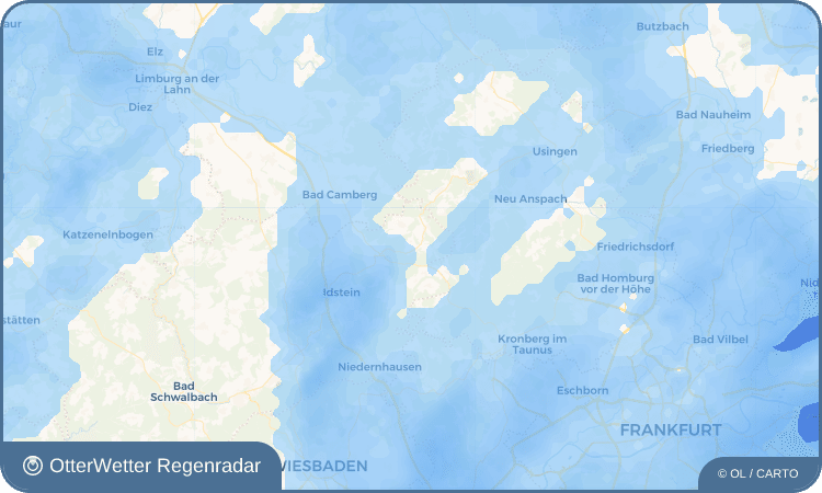 Widget-Vorschau für Niederems Wetter-Widget-Vorschau mit Vorhersagedaten für Niederems