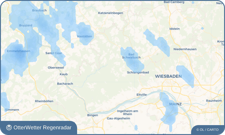 OtterWetter Regenradar-Widget Niedergladbach