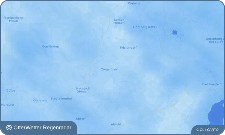 OtterWetter Regenradar-Widget Niedergrenzebach