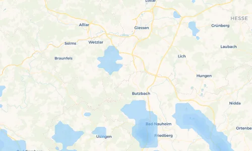 Regenradar Vorschaubild - Aktuelle Niederschläge in Niederkleen und Umgebung