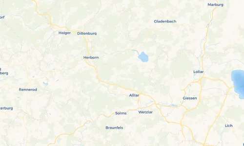 Regenradar Vorschaubild - Aktuelle Niederschläge in Niederlemp und Umgebung