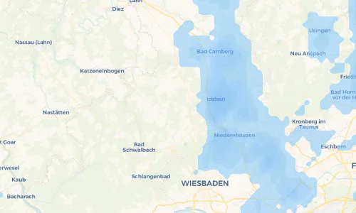 Regenradar Vorschaubild - Aktuelle Niederschläge in Niederlibbach und Umgebung