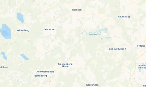 Regenradar Vorschaubild - Aktuelle Niederschläge in Niederorke und Umgebung