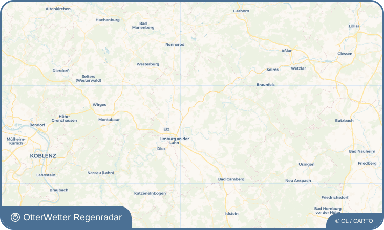 Wetter-Widget-Vorschau mit Vorhersagedaten für Niedertiefenbach