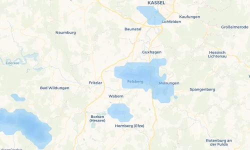 Regenradar Vorschaubild - Aktuelle Niederschläge in Niedervorschütz und Umgebung