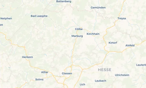 Regenradar Vorschaubild - Aktuelle Niederschläge in Niederweimar und Umgebung