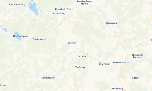 Regenradar Vorschaubild - Aktuelle Niederschläge in Niederwetter und Umgebung