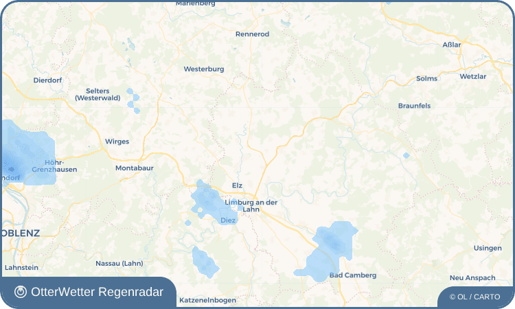 Wetter-Widget-Vorschau mit Vorhersagedaten für Niederweyer