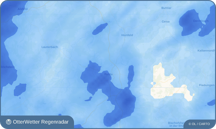 OtterWetter Regenradar-Widget Niesig
