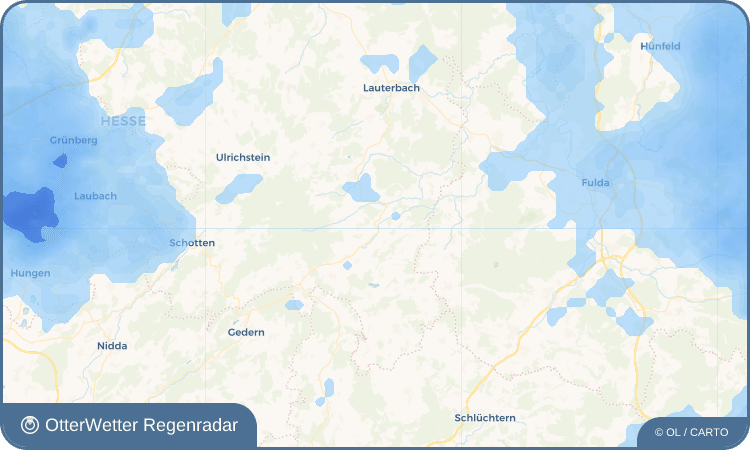 OtterWetter Regenradar-Widget Nösberts-Weidmoos