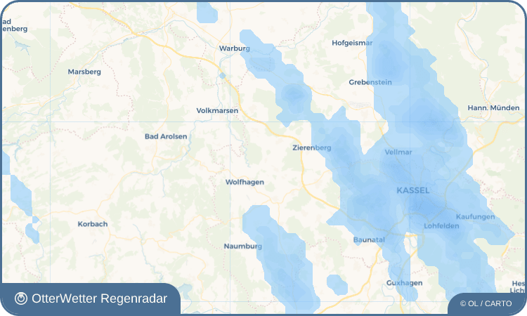 OtterWetter Regenradar-Widget Nothfelden