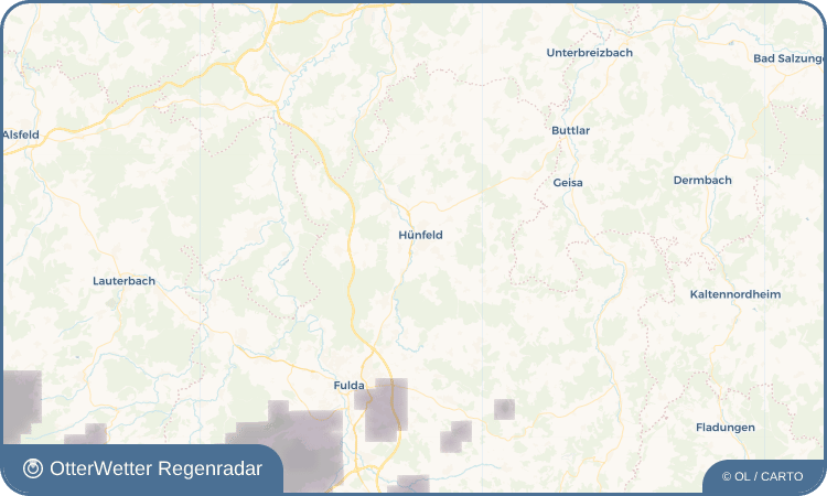 OtterWetter Regenradar-Widget Nüst