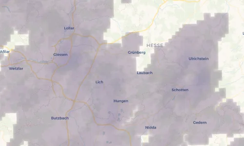 Regenradar Vorschaubild - Aktuelle Niederschläge in Ober-Bessingen und Umgebung
