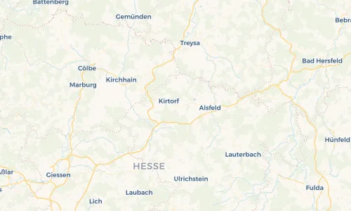 Regenradar Vorschaubild - Aktuelle Niederschläge in Ober-Gleen und Umgebung