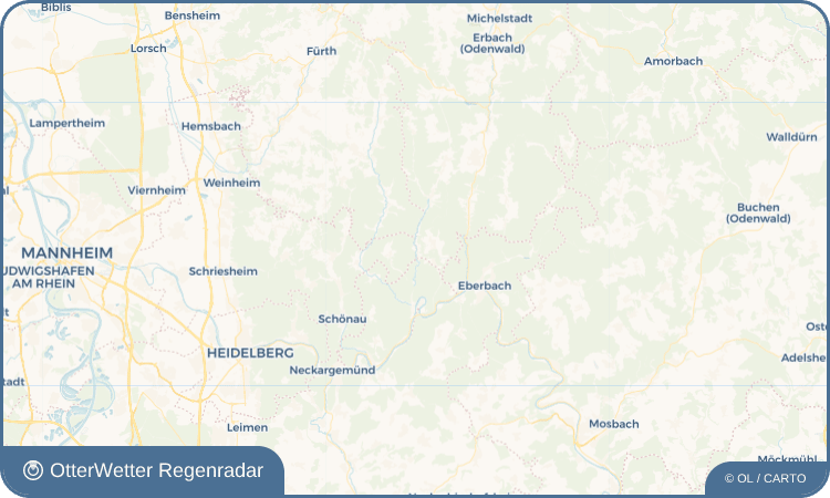 OtterWetter Regenradar-Widget Ober-Hainbrunn