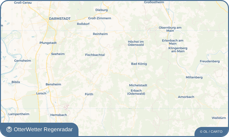 OtterWetter Regenradar-Widget Ober-Kainsbach