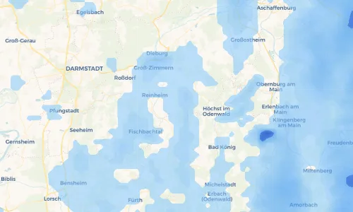 Regenradar Vorschaubild - Aktuelle Niederschläge in Ober-Klingen und Umgebung