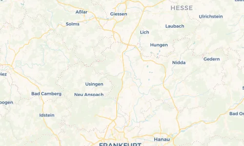 Regenradar Vorschaubild - Aktuelle Niederschläge in Ober-Mörlen und Umgebung