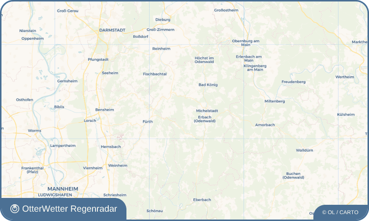Widget-Vorschau für Ober-Mossau Wetter-Widget-Vorschau mit Vorhersagedaten für Ober-Mossau
