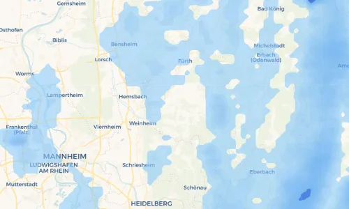 Regenradar Vorschaubild - Aktuelle Niederschläge in Ober-Mumbach und Umgebung