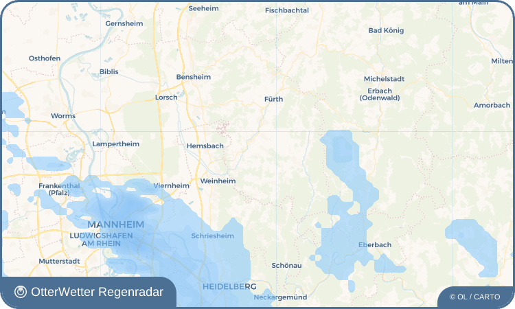 OtterWetter Regenradar-Widget Ober-Mumbach