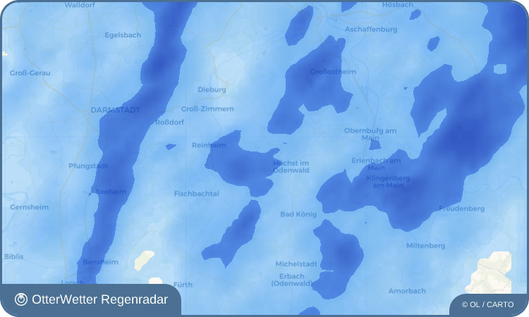 OtterWetter Regenradar-Widget Ober-Nauses