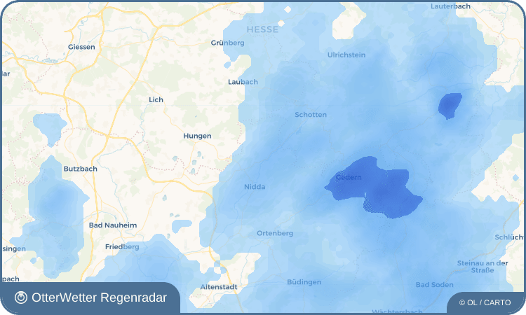 OtterWetter Regenradar-Widget Ober-Schmitten