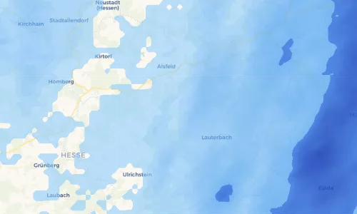 Regenradar Vorschaubild - Aktuelle Niederschläge in Ober-Sorg und Umgebung