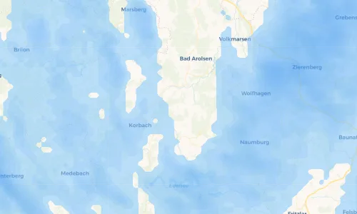 Regenradar Vorschaubild - Aktuelle Niederschläge in Ober-Waroldern und Umgebung