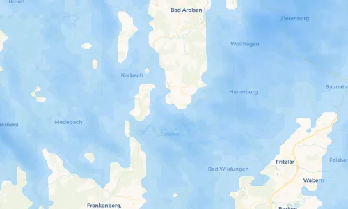 Regenradar Vorschaubild - Aktuelle Niederschläge in Ober-Werbe und Umgebung