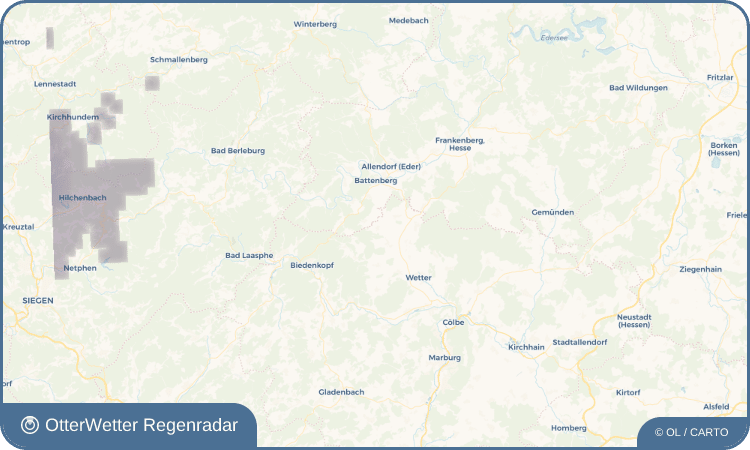 OtterWetter Regenradar-Widget Oberasphe
