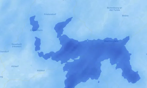 Regenradar Vorschaubild - Aktuelle Niederschläge in Oberaula und Umgebung