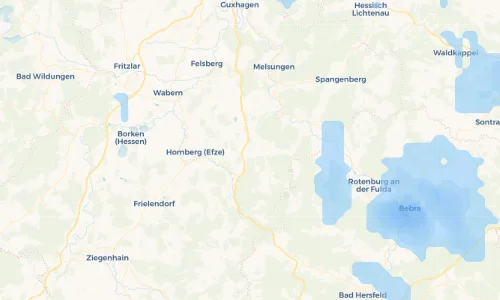 Regenradar Vorschaubild - Aktuelle Niederschläge in Oberbeisheim und Umgebung