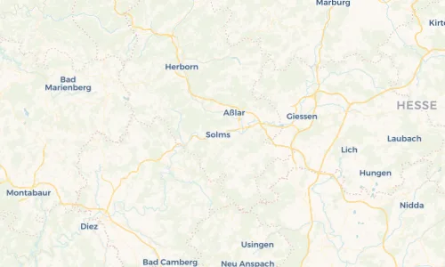 Regenradar Vorschaubild - Aktuelle Niederschläge in Oberbiel und Umgebung