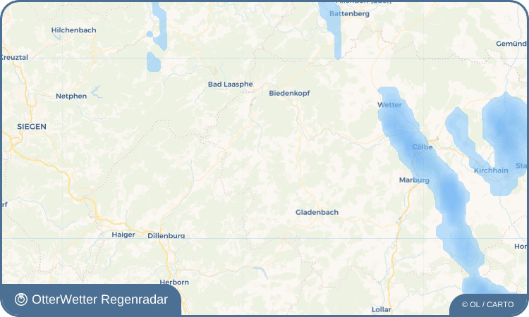OtterWetter Regenradar-Widget Obereisenhausen