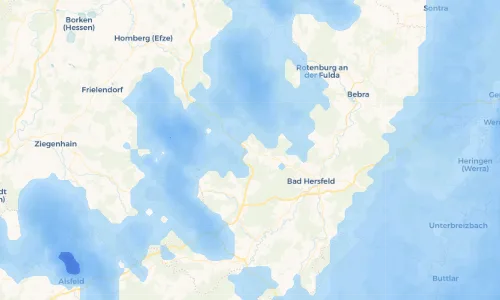Regenradar Vorschaubild - Aktuelle Niederschläge in Obergeis und Umgebung