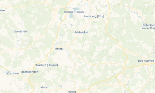 Regenradar Vorschaubild - Aktuelle Niederschläge in Obergrenzebach und Umgebung