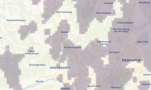 Regenradar Vorschaubild - Aktuelle Niederschläge in Oberjosbach und Umgebung