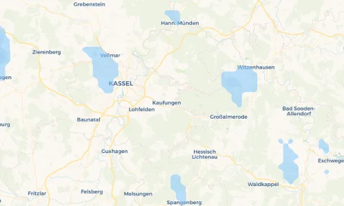 Regenradar Vorschaubild - Aktuelle Niederschläge in Oberkaufungen und Umgebung