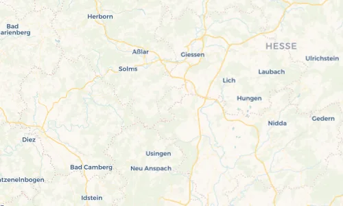 Regenradar Vorschaubild - Aktuelle Niederschläge in Oberkleen und Umgebung